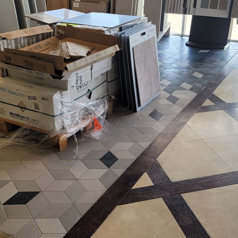 Tile flooring