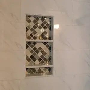Glass-tiles-bathroom-shower backsplash-scaled