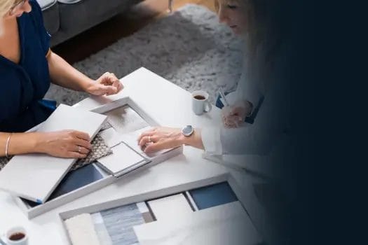 Consultations on a coffee table
